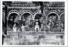 Dettaglio del fregio in camera