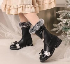 Stivali donna dolce fiocco