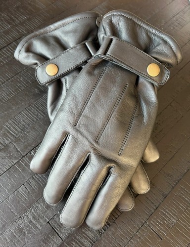 Guanto militare vera pelle - militare, in