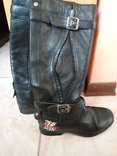 STIVALI REPLAY ORIGINALI IN PELLE TG.35 - RP513 MODELLO IN BUONISSIMO STATO