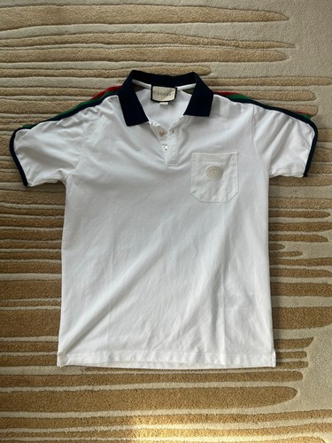 Gucci polo bianca uomo m - polo,