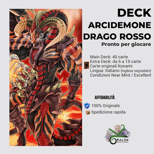 Yugioh mazzo deck arcidemone - yugioh!,