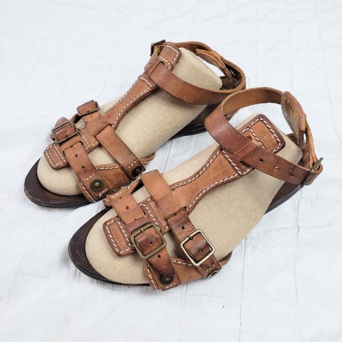 Sandali burberry piatti pelle - sandali,