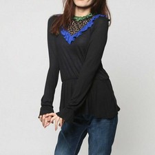 Desigual Top Donna Nero Edi Xf5 Taglia S EU 38