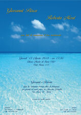 PARTECIPAZIONI NOZZE inviti matrimonio Mare