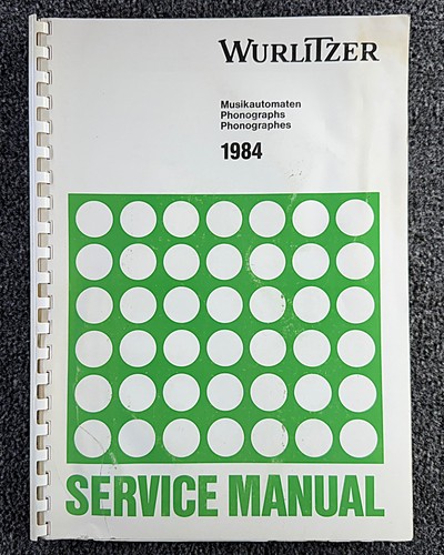 Wurlitzer jukebox 1984 manuale - 1984,