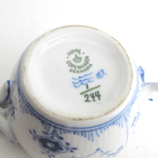 Zuccheriera blu scanalata