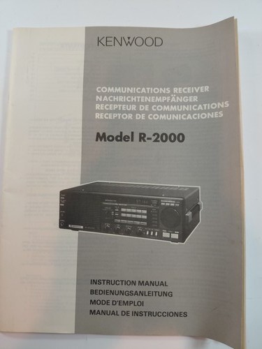 Kenwood 2000 communications - r-2000,