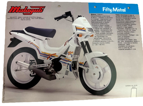 Brochure depliant malaguti - brochure-,