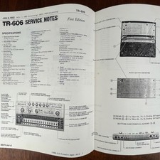 VINTAGE ROLAND TR-606 SERVICE