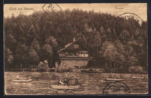 Ebnisee barche remi sul - barche, a