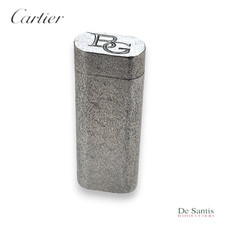 Accendino Cartier in argento massiccio 925 oggetto di lusso iniziali BG