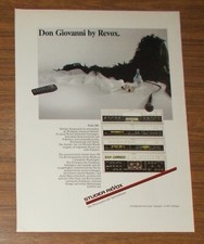 Seltene Werbung vintage REVOX