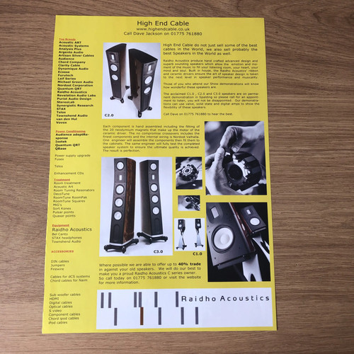 Hifis47 magazine advert 11x8 - hifis47,