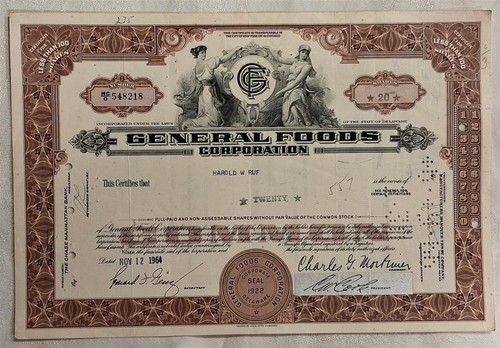 1964 general foods - 1964, corporation