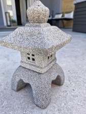 LANTERNA GIAPPONESE ZEN 34 CM CERAMICA EFFETTO PIETRA