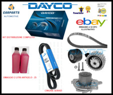 Kit distribuzione Alfa 147 1.9 JTD JTDM 115 120cv 8v+pompa cinghia servizi Dayco