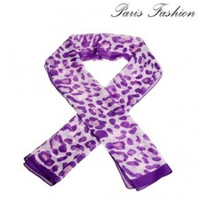 FOULARD LEOPARD COULEUR AU