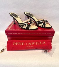 Rene Caovilla Satin & Crystal