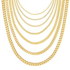14k Oro Giallo 1.5mm-5mm