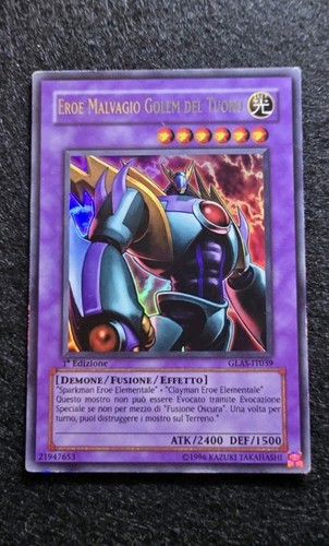 Yugioh eroe malvagio golem - eroe,