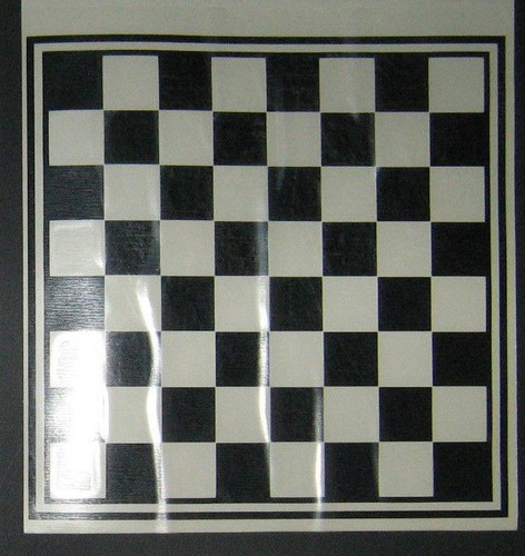 Scacchiera dama nero - dama,