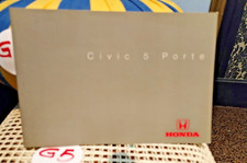 MANUALE - LIBRETTO USO E MANUTENZIONE HONDA CIVIC - 5 PORTE  - ORIGINALE