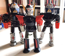 UFOBOTS POLISTIL LOTTO 3  ROBOT LOOSE  VINTAGE 80 ORIGINALE M NON COMPLETI