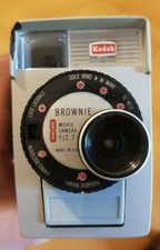 KODAK BROWNIE 8 MOVIE CAMERA f/ 2.7 CINEPRESA VINTAGE C/ CUSTODIA ORIG. Funziona