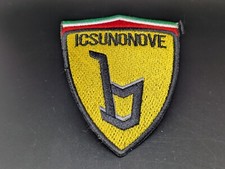 FIAT BERTONE X19 TOPPA RICAMATA PATCH CUCISIVO RICAMATO LOGO FREGIO STEMMA BADGE