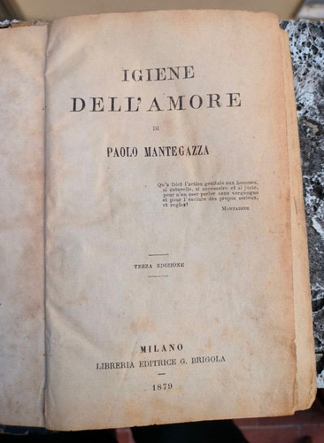 Libro antico 1879 igiene - libro, "igiene