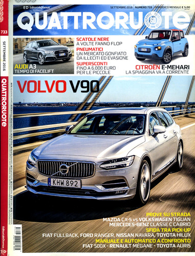 Quattroruote settembre 2016 - quattroruote,