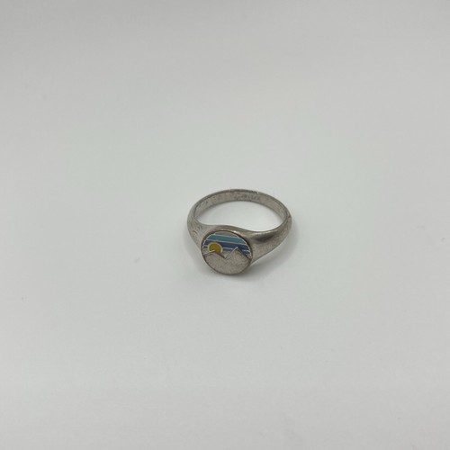 Anello con sigillo - , smaltato