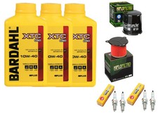 KIT/TAGLIANDO HONDA XL 600 V TRANSALP BARDAHL XTC 10W40 FILTRO OLIO ARIA CANDELE