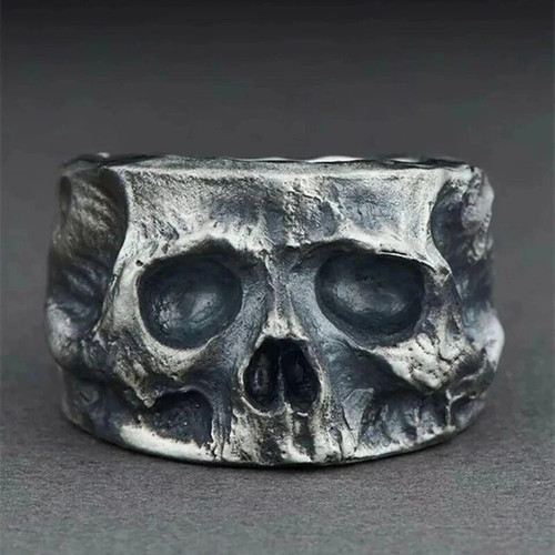 Nuovo anello teschio gotico - nuovo,
