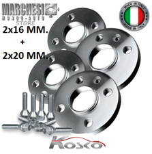 KIT 4 DISTANZIALI RUOTE 16+20 MM. MINI COOPER (F56-F57) 2014-> BULLONI INCLUSI
