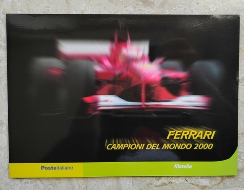 Poste italiane folder - italiane, ferrari