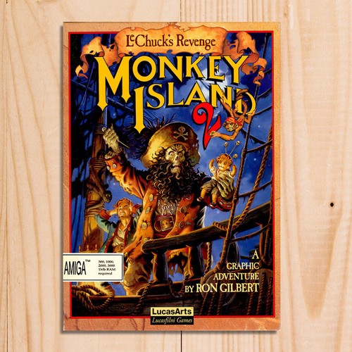 Insegna amiga monkey island - monkey,