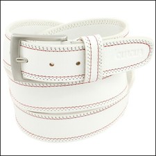 Cintura Uomo vera Pelle Bianca