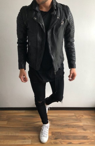 Nuova giacca pelle edgy - nuova,