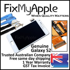 Samsung Galaxy S II S2 i9100 LCD Touch Screen Digitizer Display Assembly Bianco