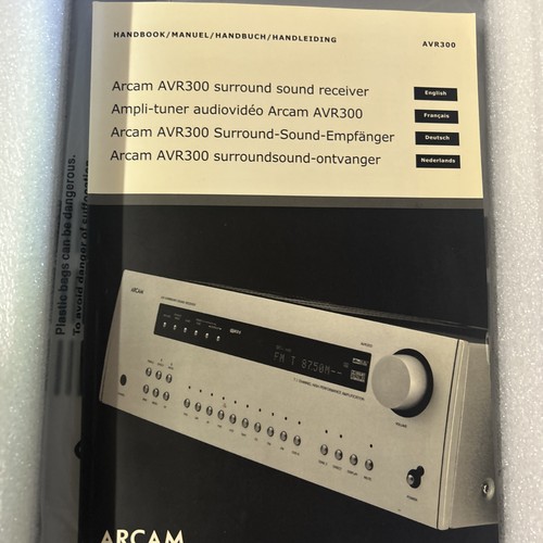 Arcam avr300 channel av - arcam,