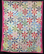 Trapunta patchwork multicolore