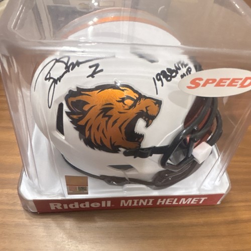 Mini casco autografato riddell - casco,