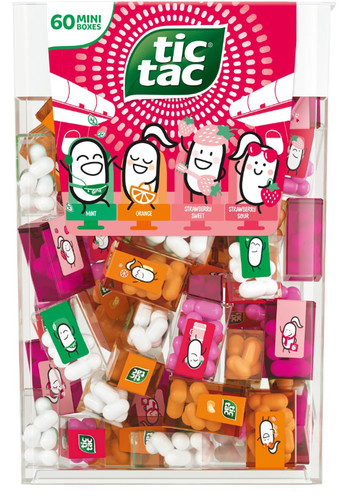 Tic tac travells fragola mini - tic,