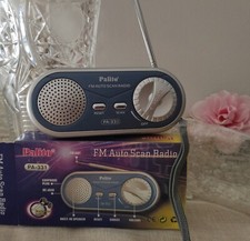 radiolina auto scan vintage funzionante - anni 80/90 - batterie non fornite 