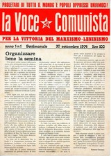 1974 LA VOCE COMUNISTA Anno 1