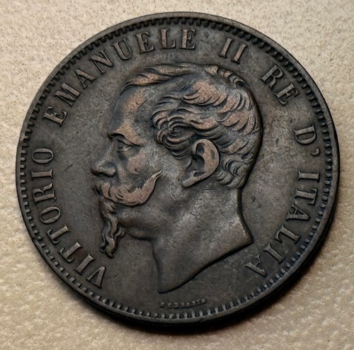Centesimi 1866 italia - centesimi, h
