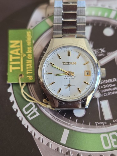 Reloj vintage titan 17jewels - titan,