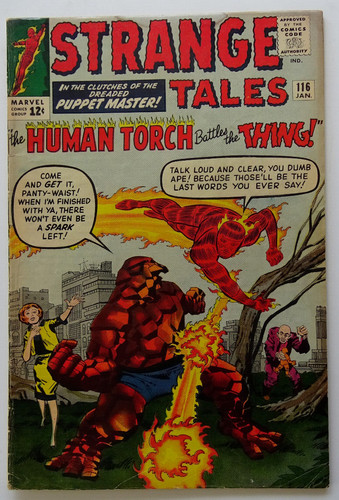 Fumetto strange tales 116 - strange,